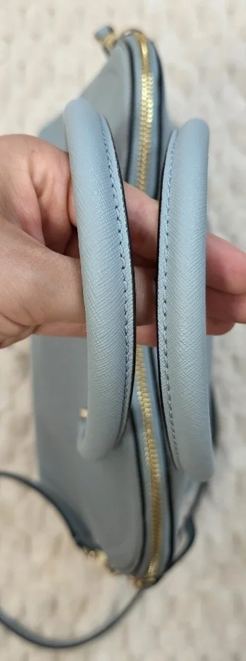 KATE SPADE Mint Blue Leather Cameron Street Margot Satchel